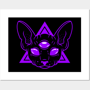 Psychic Familiar (purple) Posters and Art